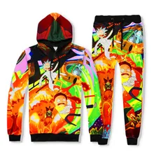 Повседневный комплект из двух предметов с капюшоном, с круглым вырезом, длинный рукав свободного кроя, длинные штаны, одежда с героями мультфильмов, высококачественные мужские комплекты с рисунком