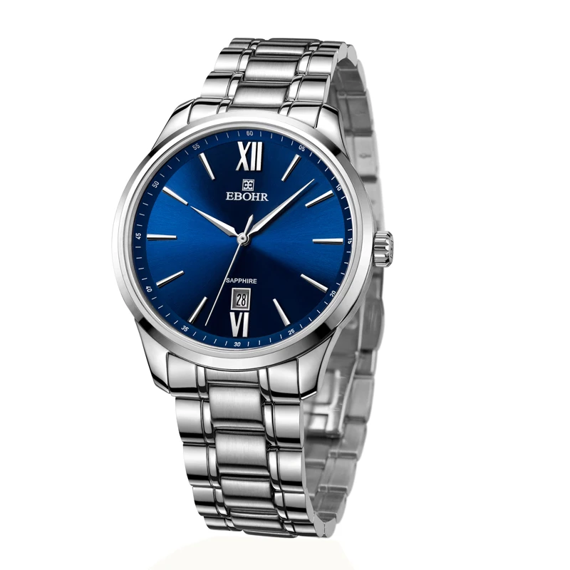 

EBOHR top brand luxury men's watch 50 meters waterproof date clock men's sports watch men's quartz casual watch 2019new 11130215