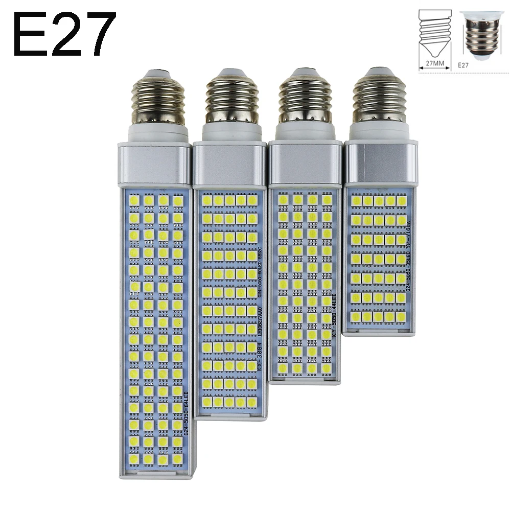 

LED Bulbs 5W 7W 9W 12W 15W 16W E27 G24 LED Corn Bulb Lamp Light SMD 5050 Spotlight 180 Degree AC85-265V Horizontal Plug Light