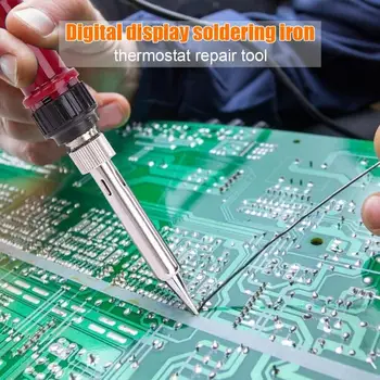 

80W LCD Electric Soldering Iron Temperature Adjustable Welding Solder Iron