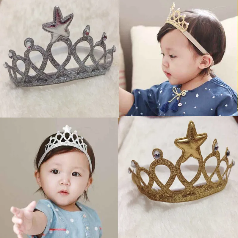 

Hot 1 Pc Girl Fashion Lovely Charming Princess Crown Headbands Hairband Kids Hair Accessories