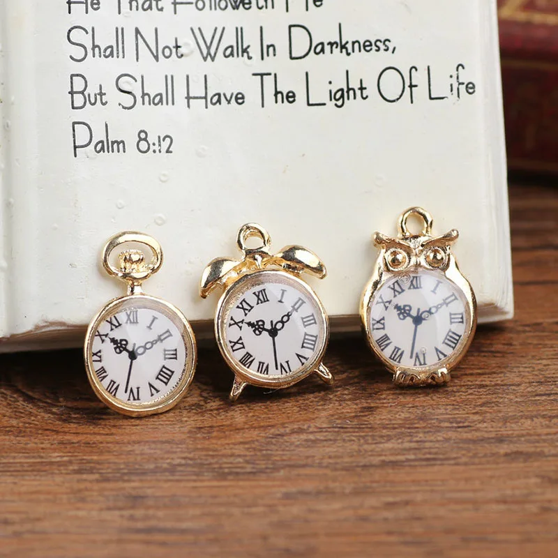 New Fashion DIY Handmade Jewelry Accessories Drip Alloy Pendant Girl Alice Four Color Optional Creative Holiday Gift | Украшения и