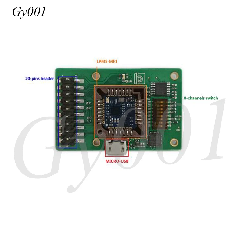 LPMS ME1 DK миниатюрный 9 осевой Датчик отношения/гироскоп/IMU инерционный