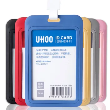

1PCS PP Exhibition Cards ID Card Holder Name Tag Staff Business Badge Holder Office Supplies Stationery Wholesale XP02