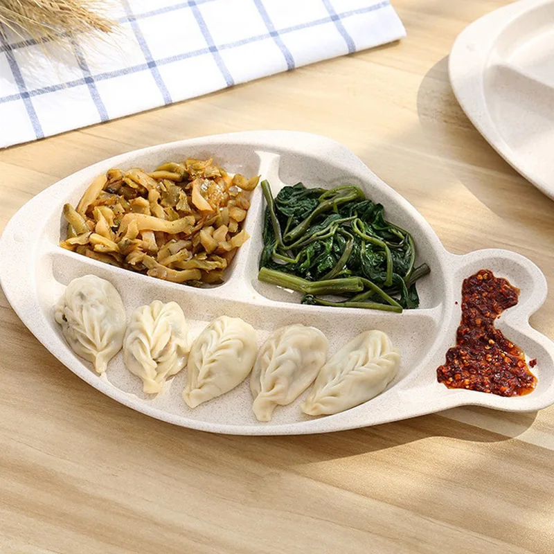 New Cartoon Baby Dishes Creative Fish Design Baby Plate Children Bamboo Fiber Dining Plate Kids Feeding Bowl Training Tableware New Cartoon Baby Dishes Creative Fish Design Baby Plate Children Bamboo Fiber Dining Plate Kids Feeding Bowl Training Tableware