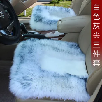 

car seat covers wool mat cushion single pad for Citroen QUATRE Triomphe elysee Picasso C2 C4 C5 C4L CC winter warm free shipping