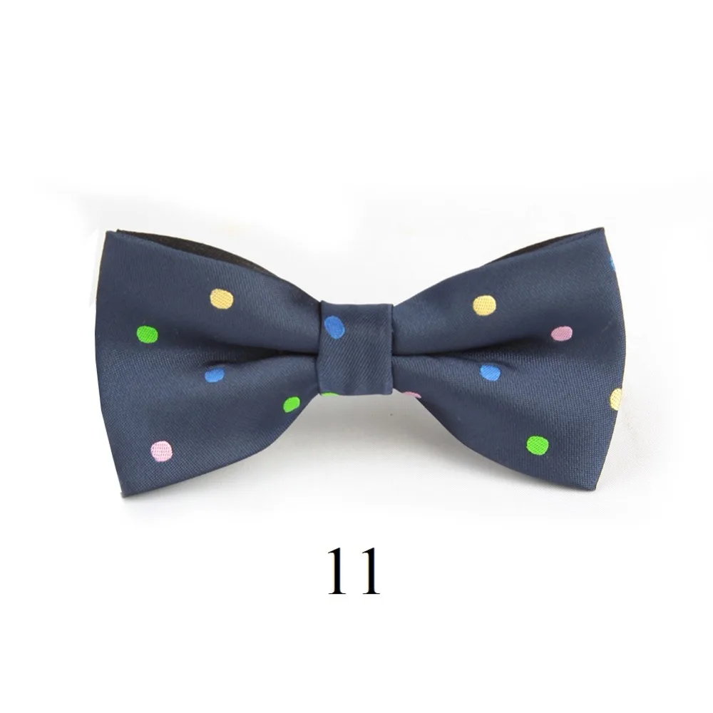 HOOYI/галстуки-бабочки для мальчиков; детские галстуки в полоску; галстук-бабочка в горошек для детей; вечерние галстуки с рисунками; подарок; маленький размер