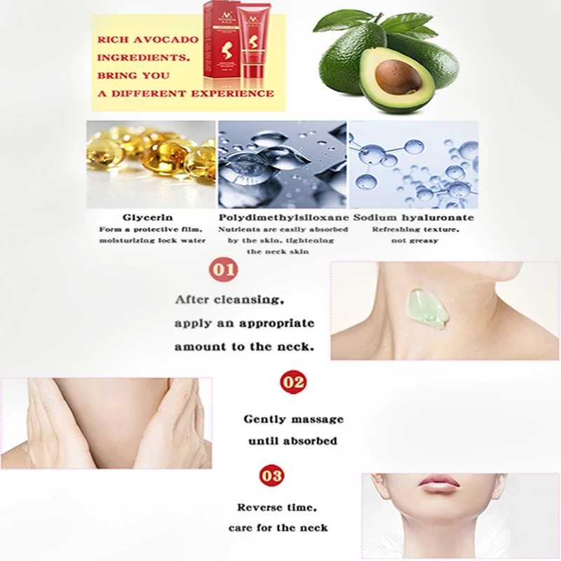 Hydrating Neck Cream Anti Wrinkle Nourish Firming Moisturizing Soft And Delicate Fade Fine Lines Reduce Double 2