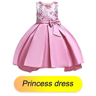 Платья для девочек 2, 3, 4, 5, 6, 7, 8 лет, детское торжественное платье с вышивкой, вечернее платье с цветами, свадебное платье принцессы, нарядное платье для девочек