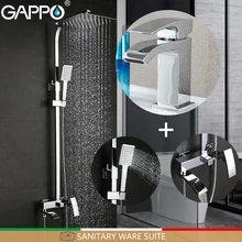 GAPPO Ванна краны ванная душ набор смесители для раковины кран для раковины Душевая система набор сантехники