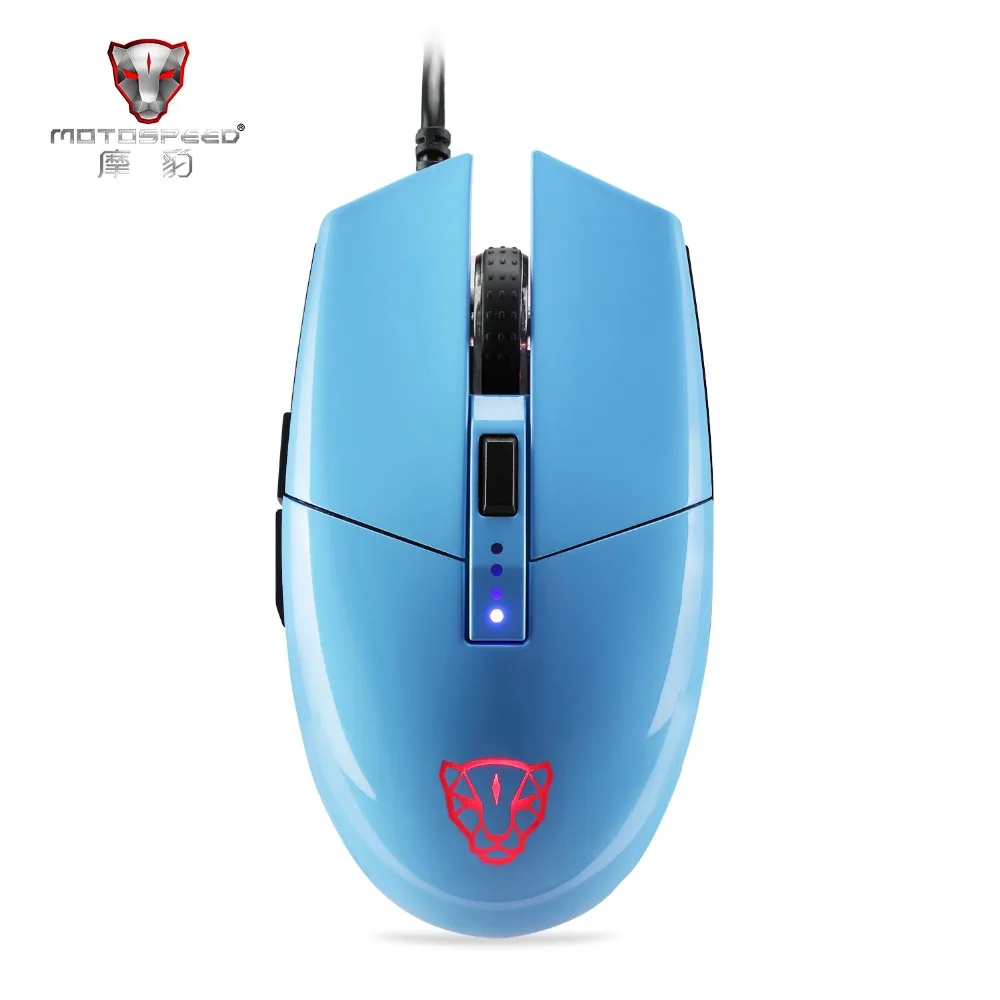 Новинка Motospeed V50 4000 точек/дюйм Проводная игровая мышь RGB крутая подсветка