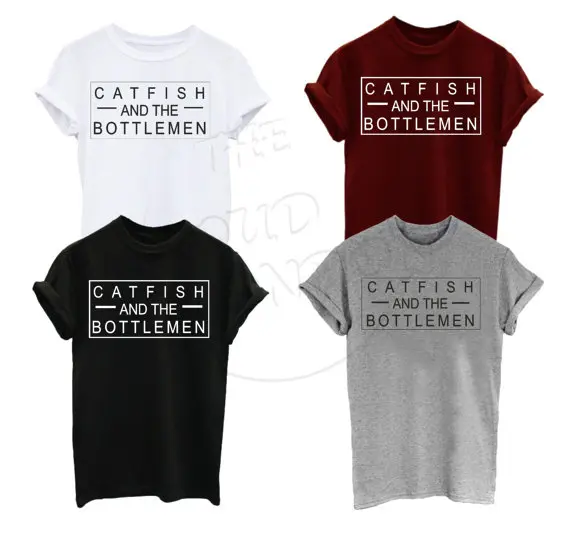 Мужская и женская музыкальная группа Catfish and the Bottlemen одежда унисекс футболка