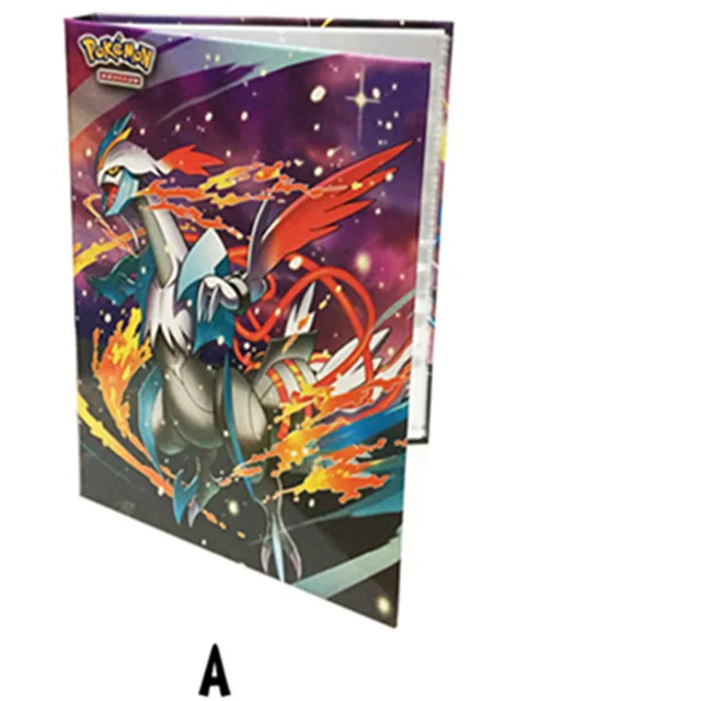 Коллекция Пикачу Pokemon cards альбом книга Топ загруженный список игральных карт pokemon держатель Альбом игрушки для нового подарка - Цвет: A