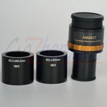 Фокусируемый 0.37X микроскоп камера адаптер для окуляра с интерфейсом 23,2 мм и 30 мм/30,5 мм адаптер в том числе