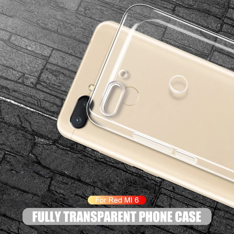 Ultra Thin Soft Silicone Phone Case For Xiaomi Redmi 5 5A 5 Plus Note 5 5A Transparent TPU Cover Redmi 6 6A 6 Pro S2 Case Coque