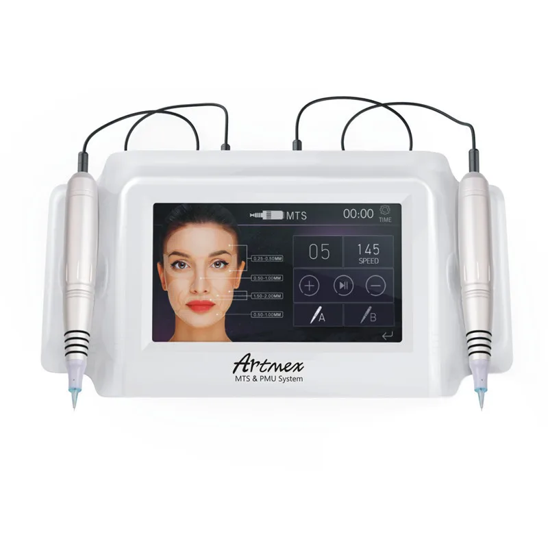 

Permanent Makeup Tattoo Machine Digital Electric Eye Brow Lip Rotary Pen MTS PMU System Makeup Machine 100-240V