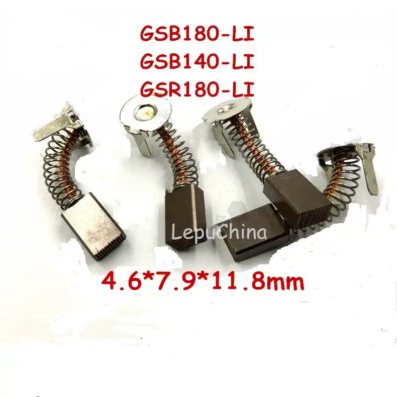 2 pairs carbon brushes replacement for Bosch GSB180 LI GSB 140 LI