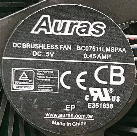 Новый охлаждающий вентилятор для ноутбука ноутбук подходит Auras DC бесщеточный