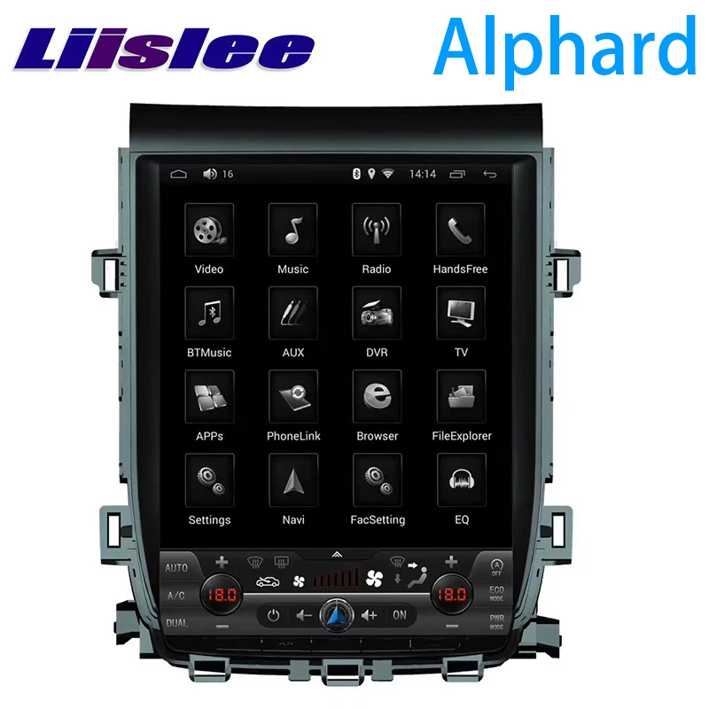 

LiisLee Car Multimedia GPS Hi-Fi Audio Radio Stereo For TOYOTA Alphard Vellfire AH20 2008~2015 Original Style Navigation NAVI