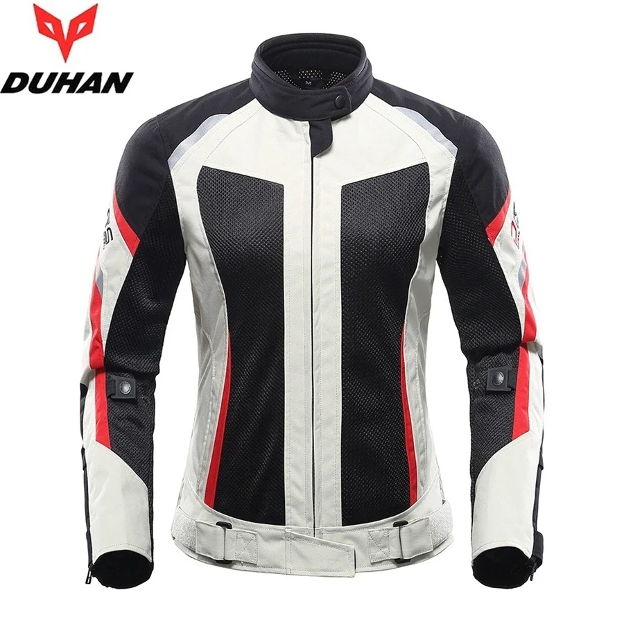DUHAN-Motorcycle-Female-Jacket-Pants-Set-Spring-Sumo-Tctor