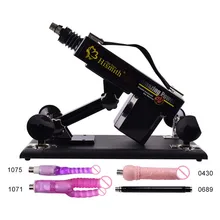Automatic Thrusting Sex Machine with 4 Accessory Realistic Dildo Love Machines Massager Furniture Adult Game for Couples E5-1-76