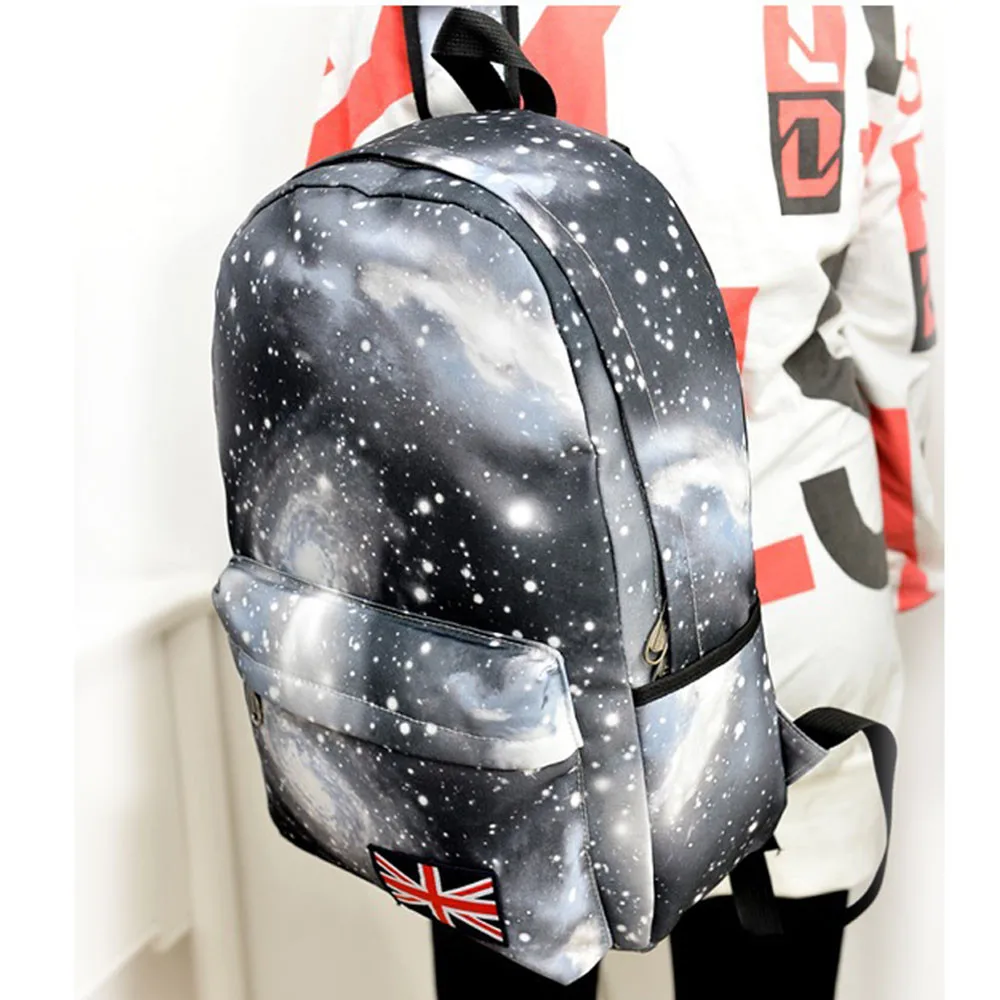 

OCARDIAN Bag Wemen men Canvas Leisure Bags School Backpack Galaxy Patternl Bag Travel high quality Backpack dropship mar19