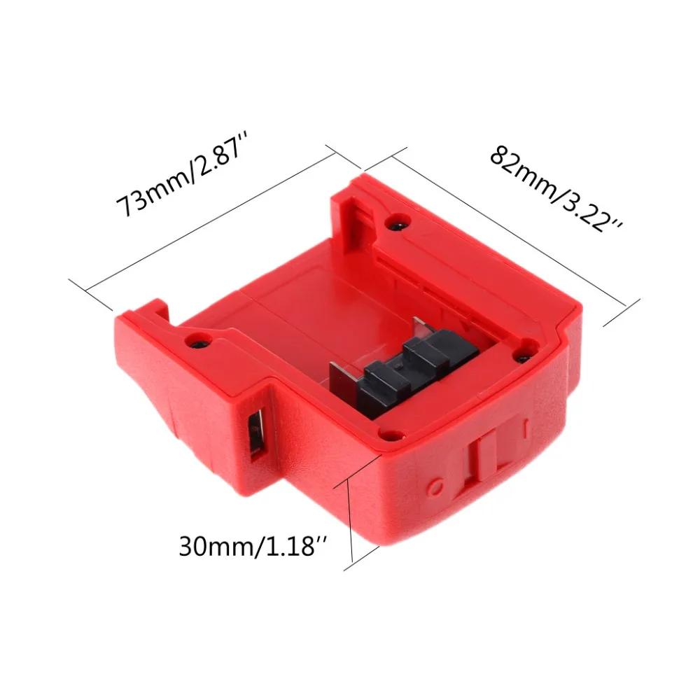 ANENG Мощность Адаптер зарядного устройства USB для Милуоки 49-24-2371 M18/M12 повседневные куртки, 15-21 V