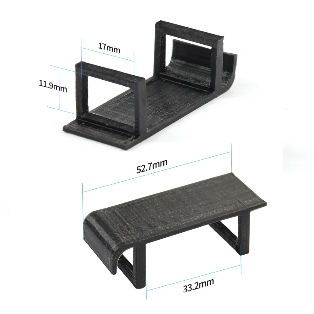 

Battery Holder Protection Seat Black TPU 3D Printing For Happymodel Mobula7 V3 Frame FPV Racing Drone