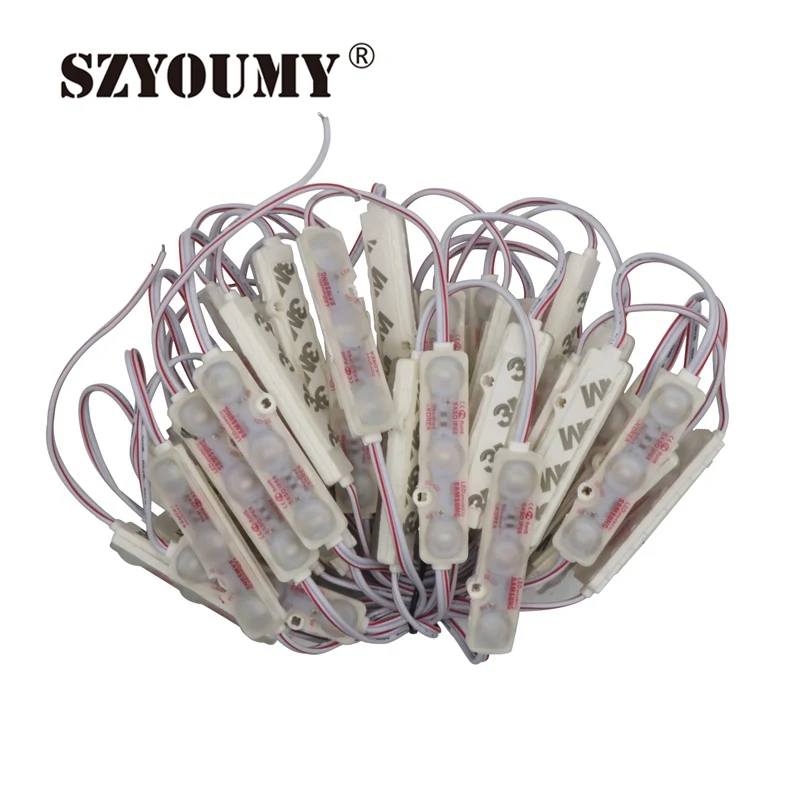 

SZYOUMY Ultrasonic Welding Injection Led Module 5730 SMD IP68 Led Module With Len High BrightLed Module New Design 2000pcs