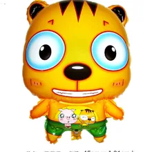 25 дюймов трава кошка тигр Симпатичные гелий Фольга шары мультфильм одежда для свадьбы, дня рождения Festa Aniversario BODA болы