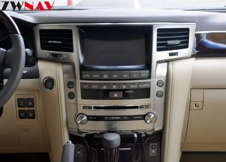 Best 13.6" Android 8.1 4+32G Tesla Screen Car Stereo For Lexus LX570 2007-2015 Auto Radio GPS Navigation Video Multimedia Headunit 0