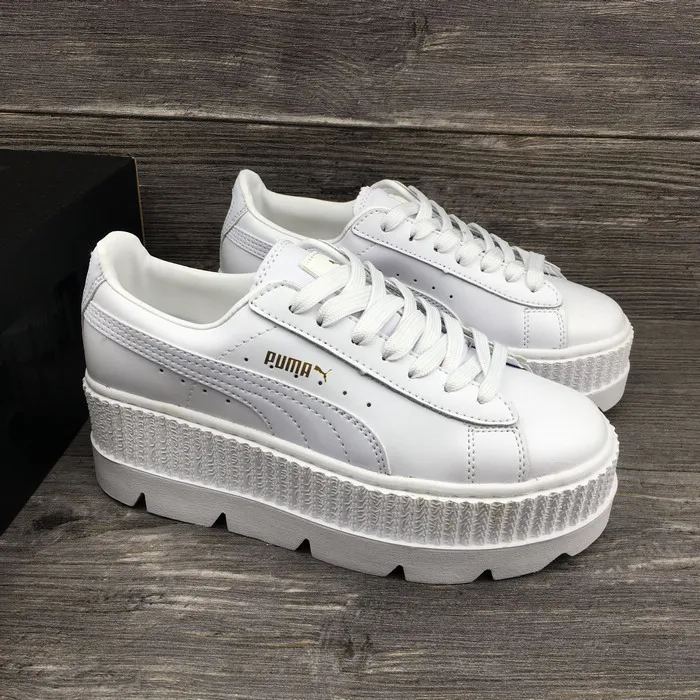 2018 PUMA FENTY Suede Cleated Creeper mujer Primera generación Rihanna Classic Basket Tone Simple zapatos 36 AliExpress