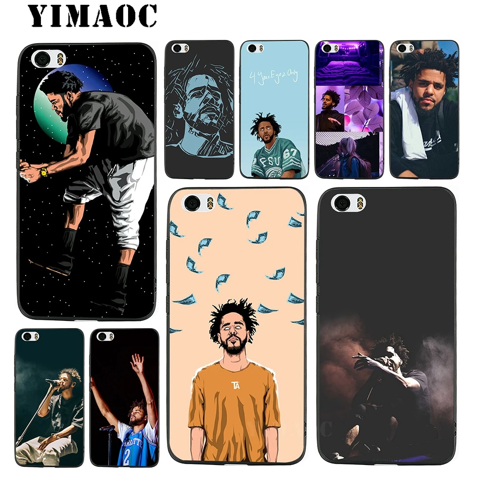 Мягкий силиконовый чехол YIMAOC J Cole Hip Hop ДЛЯ Xiao mi Red 6 Note 4X 4A 5A 5 Plus A1 A2 Pro Lite 8 |