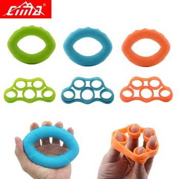 

CIMA New Hand Grips Silicone Finger Gripper Set carry bag Muscle Training Grip Ring Strength power Exerciser Fitness Equipement