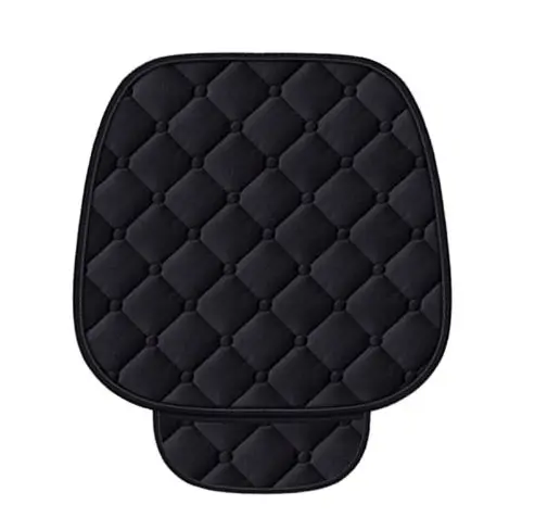 

Car Front Seat Cushion Warm Soft Plush Fabric Non-slip Automobiles Seat Protector Mat Universal Seat Cushion Support 1 Pcs