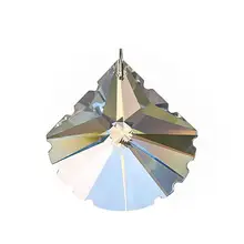 H& D 2,4" форма гребешка 1 шт хрустальные призмы подвески стеклянные подвески бусины Рождественский Декор DIY аксессуары