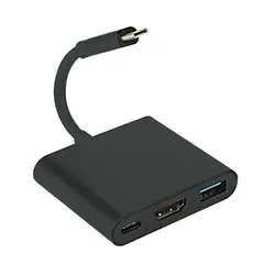 Новый HDMI высокая Скорость передачи 3-в-1 Multi Порты дизайн 1080 P 4 K HDMI адаптер для коммутатора USBC HDMI конвертер Тип-C концентратор адаптер