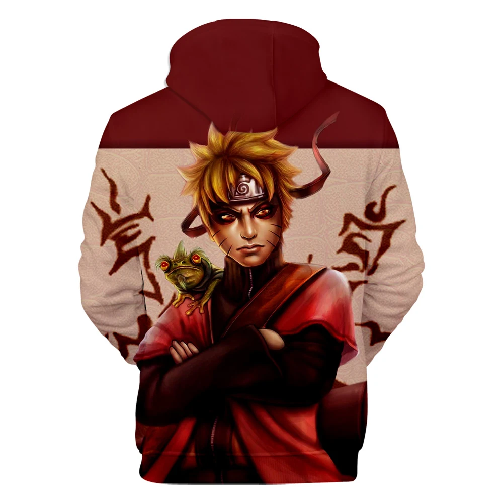 New 3D Printing Hoodie Anime Naruto Hooded Fashion Hip Hop Sweatshirt 3D Naruto Hoodies Men Pullovers Winter/Autumn Outwear