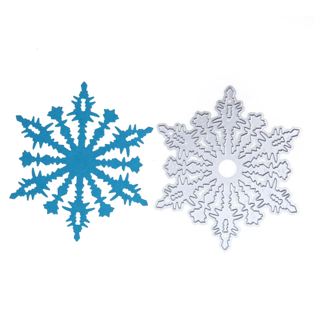 Pochoir De Gaufrage Pour Album Photo Fleur Flocon De Neige Matrice De Decoupe En Metal Pochoir Pour Bricolage Cartes De Noel Artisanat De Decoration Aliexpress