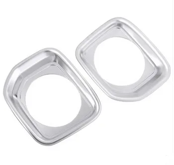 

2x Car Front Fog Lamp Light Decor Frame Cover Trim Sticker Styling For Land Rover Discovery 4 10-16 Freelander 2 11-15