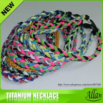 

popular energy sports magnetic titanium necklace for men