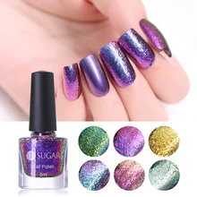 UR сахар 6 мл хамелеон лак для ногтей блестки блеск ногтей Книги по искусству Лаки Маникюр Дизайн