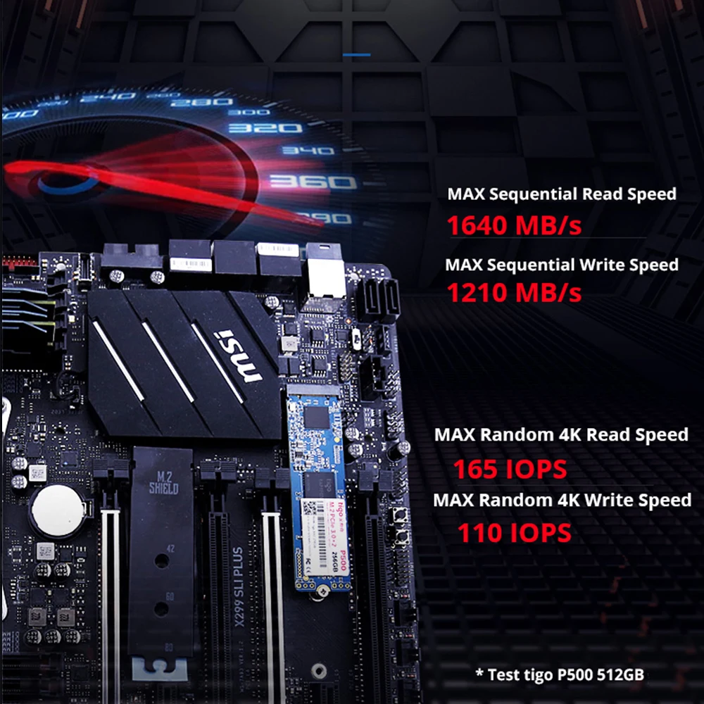 Tigo SSD M2 2280 NVMe 512GB Внутренний твердотельный накопитель PCI e 3 0x2 настольный ноутбук ПК