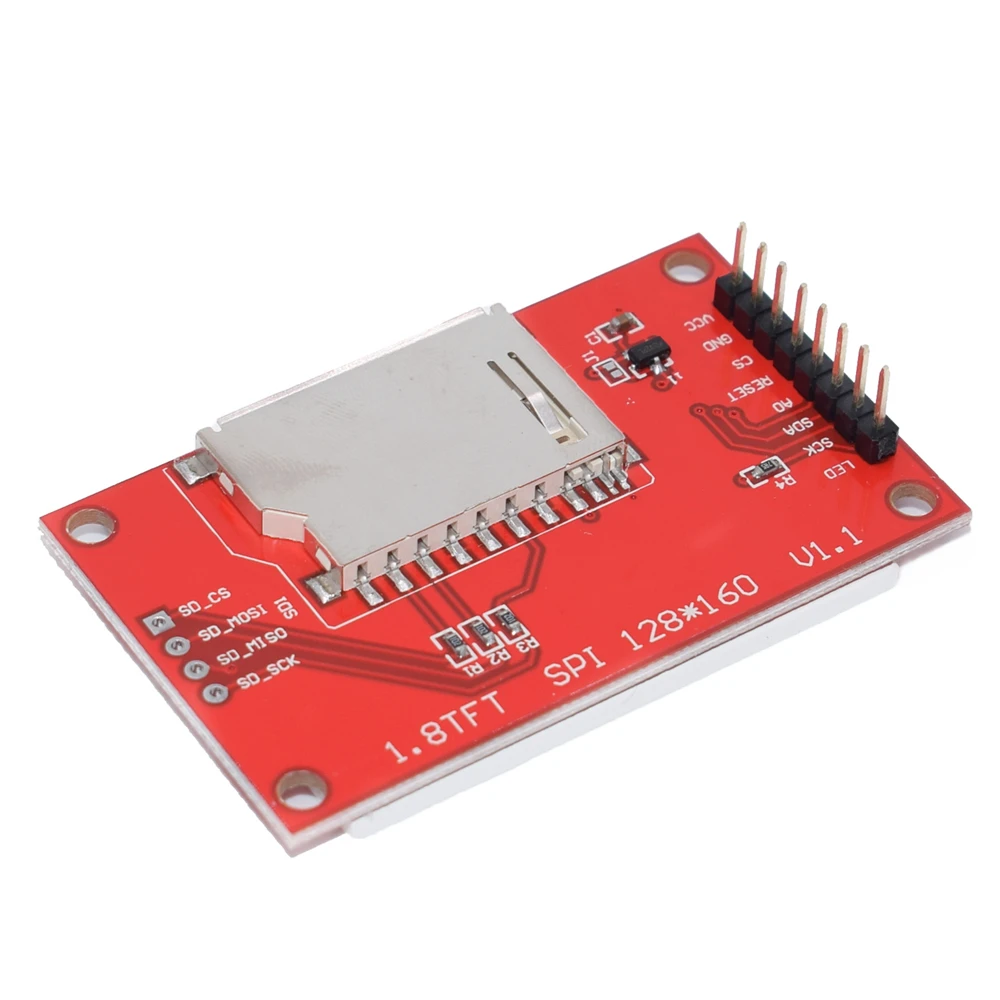 1,8 дюймовый TFT ЖК-модуль ЖК-экрана SPI серийный 51 драйверы 4 IO драйвер TFT Разрешение 128*160 1,8 дюйма TFT интерфейс