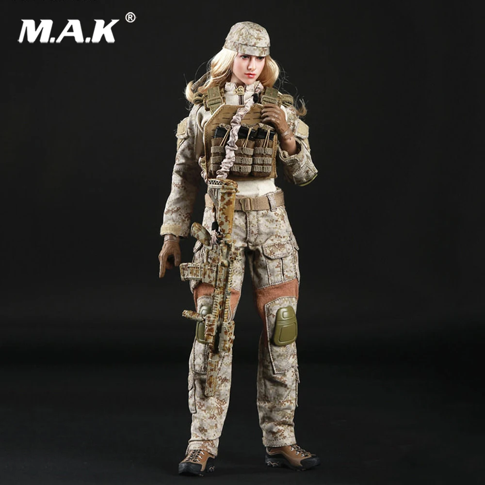 1/6 комплект одежды с рисунком американского котика CP Camo женский солдатский набор FG015 для 1" Женский кукольный корпус