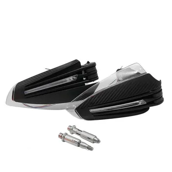 

1 Pair Of Motorcycle Guards 7/8" Handlebar Handguard Handle Protector LED Windshield Left/Right Hand Guard Signal Light #WL1