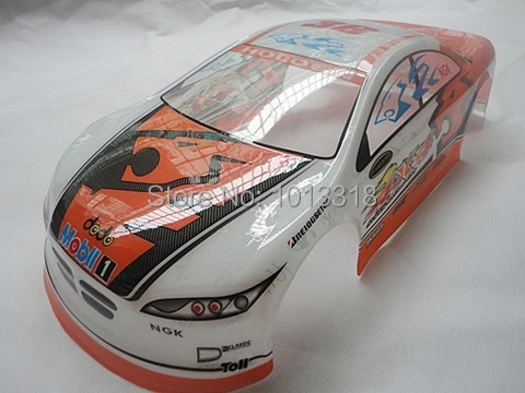 

Ewellsold 2pcs/lot NO:061 1/10 Scale On-Road Drift Car Painted PVC Body Shell 200MM for 1/10 Radio controlled car