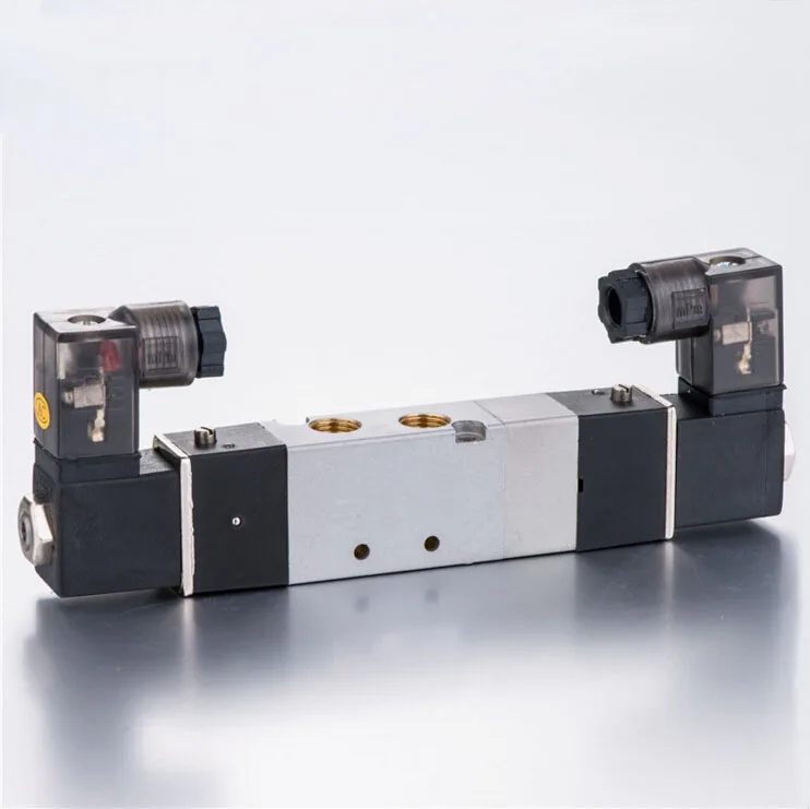 

Реверсивный электромагнитный клапан серии 4V3 5/3 Way 4V330E-08 1/4 "DC24V AC220V