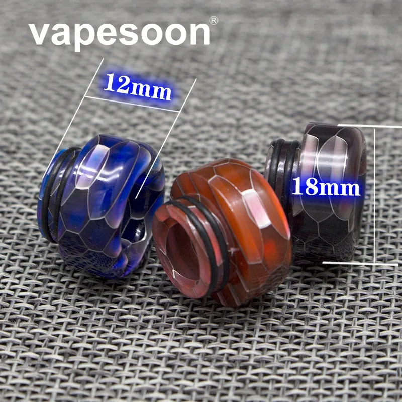 VapeSoon 20 шт./лот 810 змеиной кожи эпоксидной смолы потека для TFV8 TFV12 большой ребенок Reload RTA