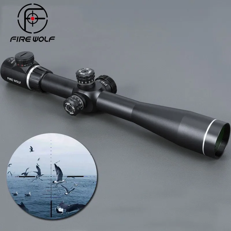 

FIRE WOLF QZ 6-24X40 Z600 Side Parallax Optics Riflescope Hunting scopes tactical sniper rifle scope For Airsoft Rifle